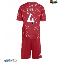 Otroški Nogometni dresi Liverpool Virgil van Dijk #4 Domači 2026-27 Kratek Rokav (+ Kratke hlače)